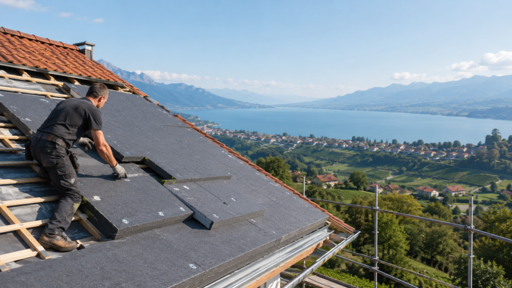 Isolation de toiture dans le canton de Vaud avec aides Programme Bâtiments 2026