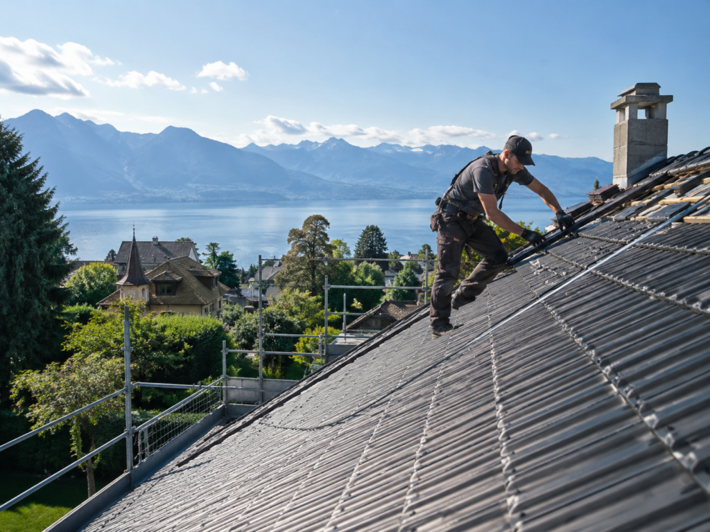 Travaux de toiture dans le canton de Vaud avec budget aides et déductions fiscales