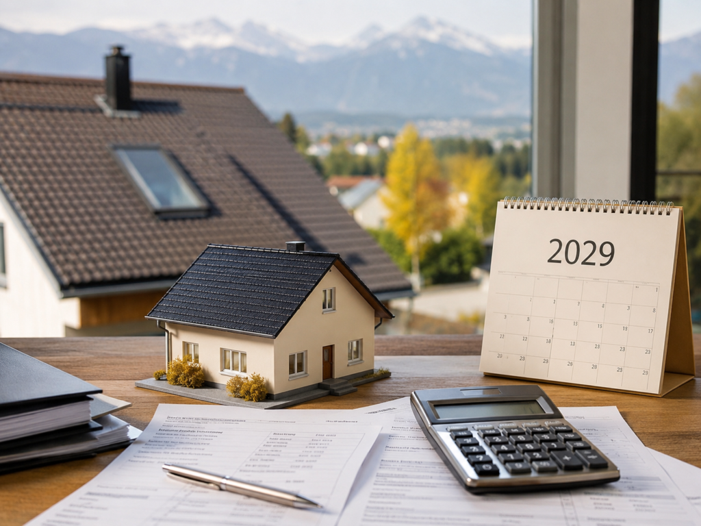 Réforme de la valeur locative 2029 et travaux de toiture en Suisse