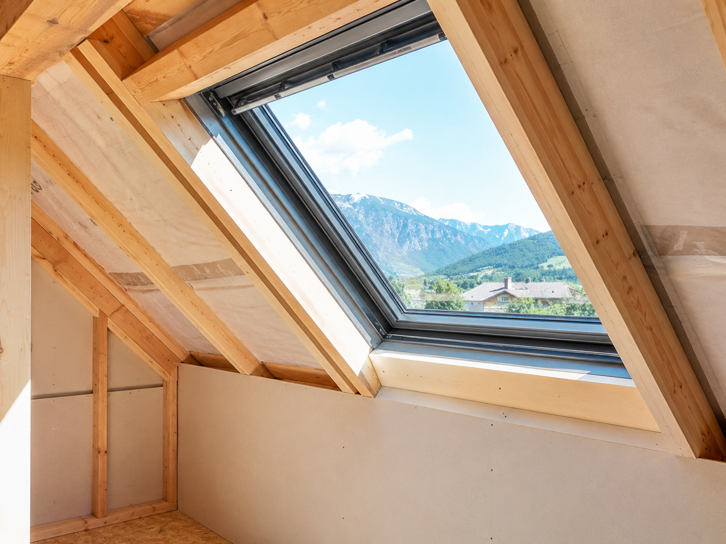 Pose de fenêtre de toit à Rolle dans le canton de Vaud