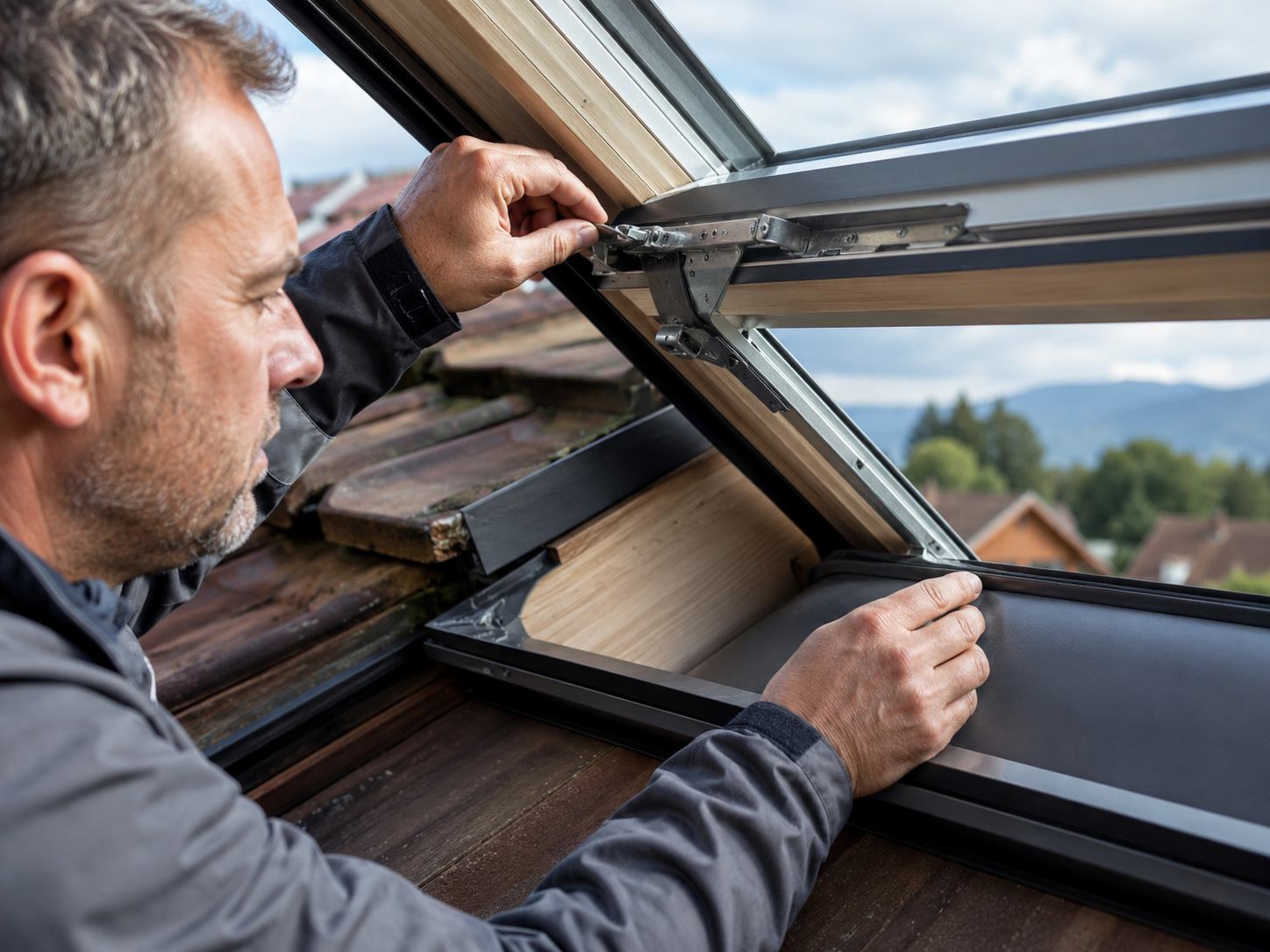 Réparation de Velux et mécanisme de fenêtre de toit